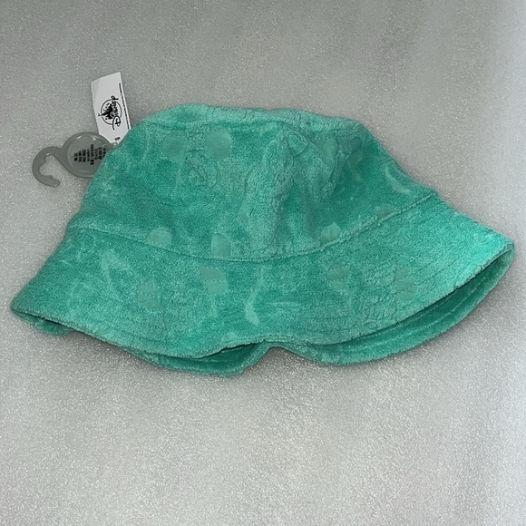 🆕 Disney Parks Bucket Hat Disney Characters Plush/Terry Green One Size - Picture 7 of 16